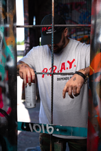 Load image into Gallery viewer, Be Blessed P.R.A.Y. T-shirt-Ash