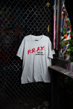 Load image into Gallery viewer, Be Blessed P.R.A.Y. T-shirt-Ash