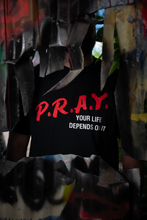 Load image into Gallery viewer, Be Blessed P.R.A.Y. T-shirt-Black