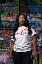 Load image into Gallery viewer, Be Blessed P.R.A.Y. T-shirt-Ash