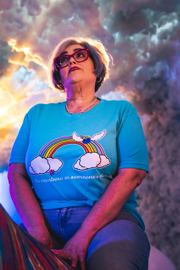 be the rainbow in someone's cloud 🌈☁️🫐