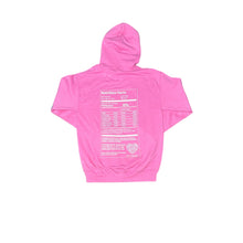 Load image into Gallery viewer, Be Blessed “got blessings?” Strawberry Milk Hoodie
