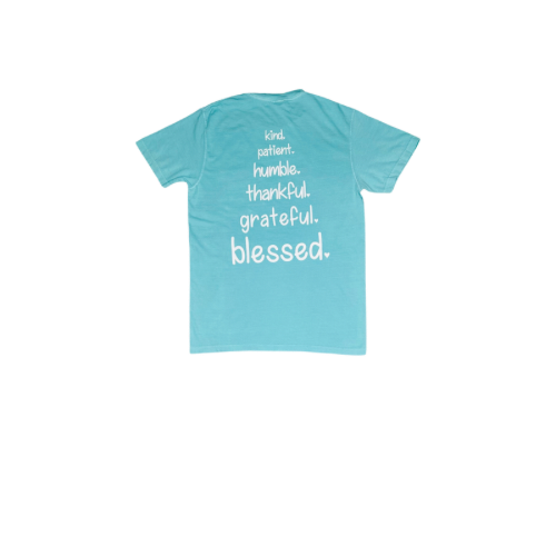 Be Blessed Easter Pocket Tee- Mint